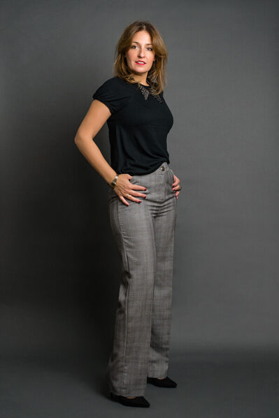 Pantalón Josefina Cuadros Gales 2 - AW2021 Las SinSombrero - Azul Marino Casi Negro - Moda sostenible